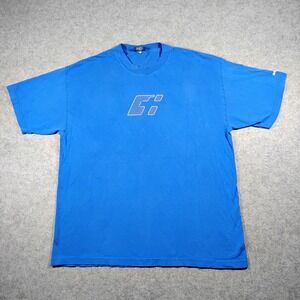 Truth Soul Armor Graphic Tee Shirt Men's XL Blue Vintage Y2K USA Christian